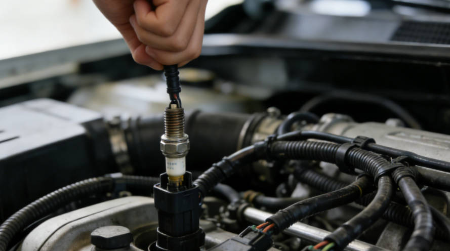 Use a spark plug socket to remove old plugs