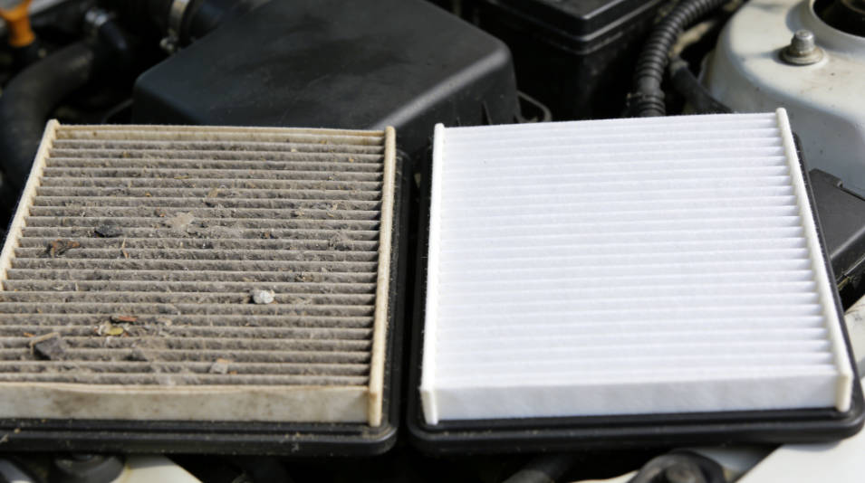 Install the new filter with the correct orientation