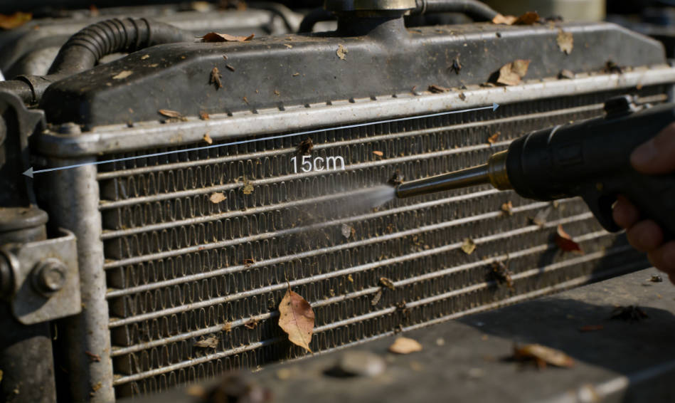 Clean Radiator and Condenser