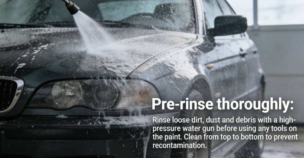 Pre-Rinse Thoroughly