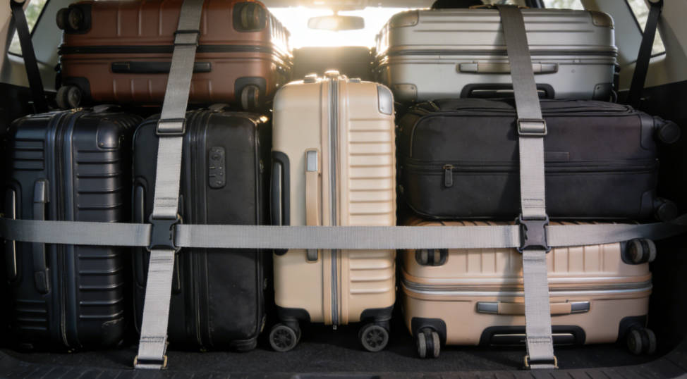 Properly secured trunk items